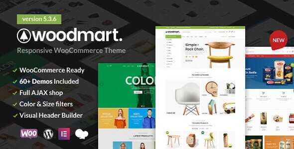 woodmart theme gpl v712 multipurpose responsive woocommerce wp website